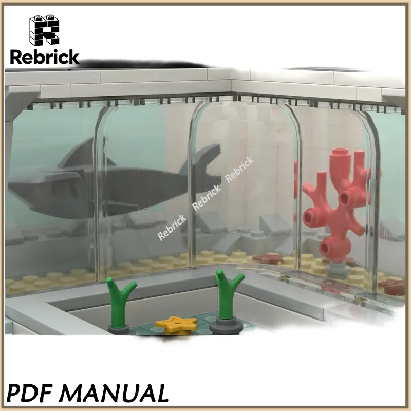 Realistic City Aquarium MOC Bu - огляд і ціна Marine Aquarium Exhibition