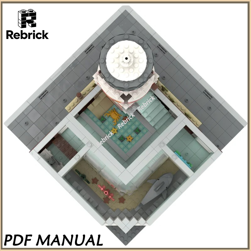 Realistic City Aquarium MOC Bu - огляд і ціна Marine Aquarium Exhibition