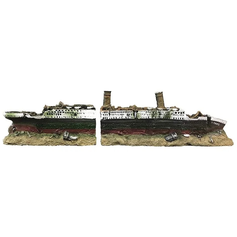 Aquarium Titanic Shipwreck Dec - огляд і ціна Aquarium Marina