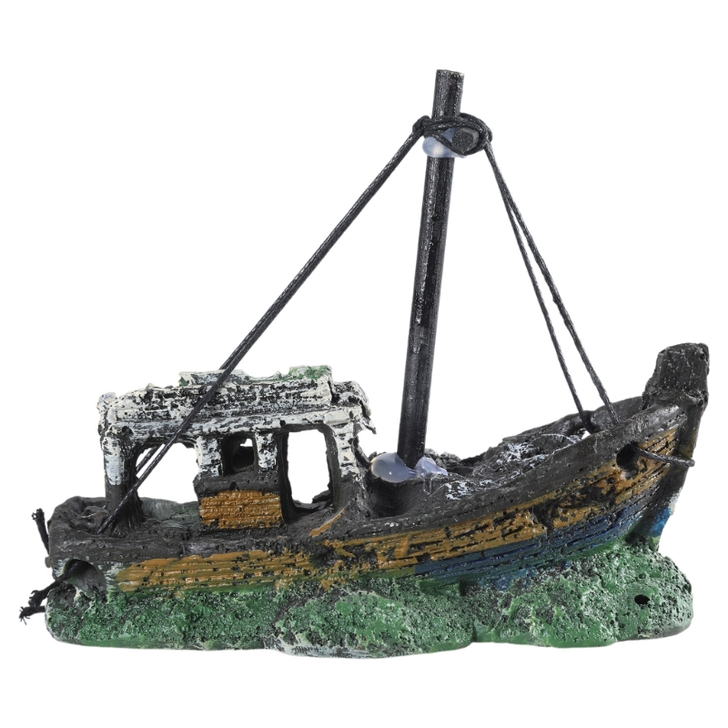Aquarium Sunken Ship Decoratio - огляд і ціна Aquarium Marina