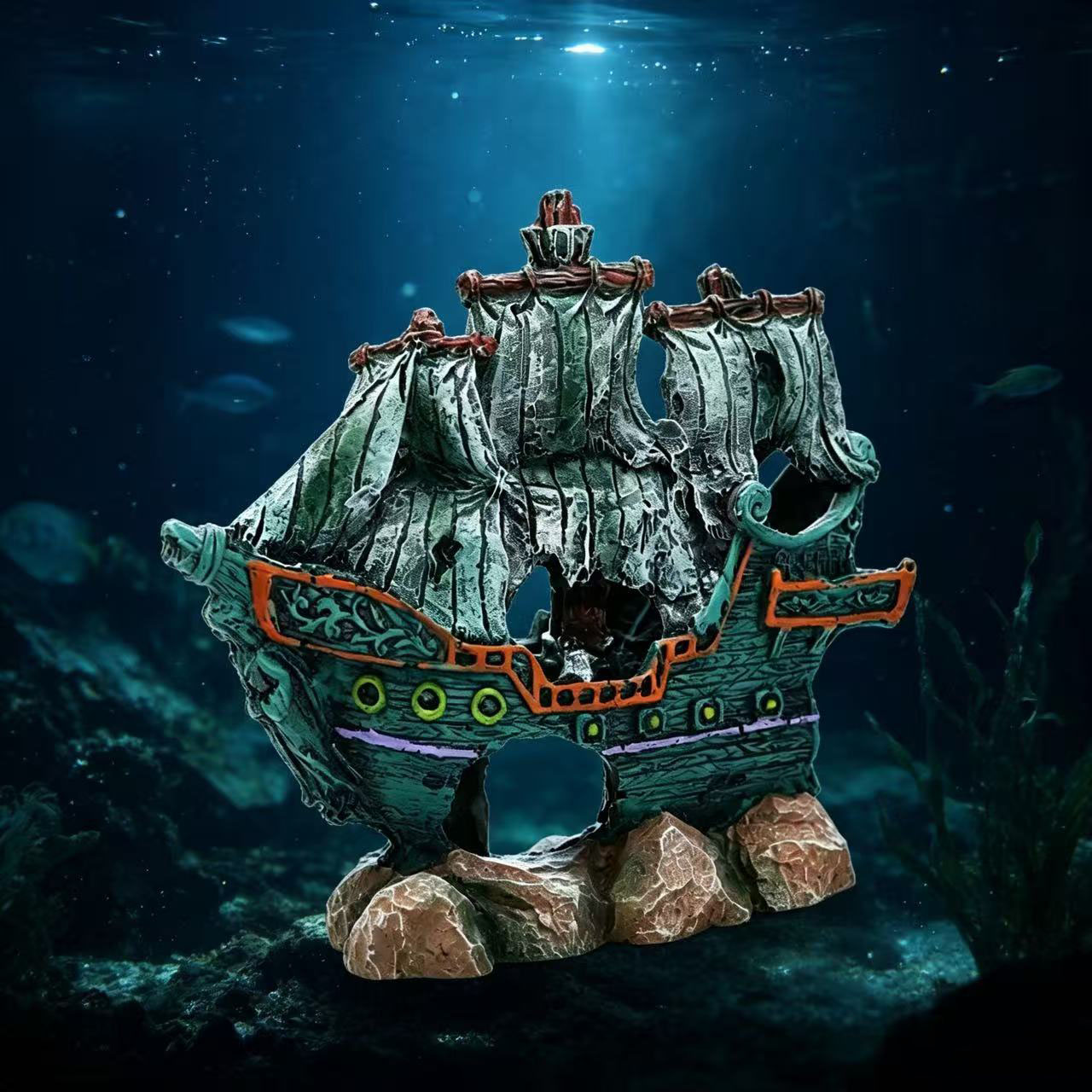 Aquarium Fish Tank Landscape S - огляд і ціна Aquarium Marina
