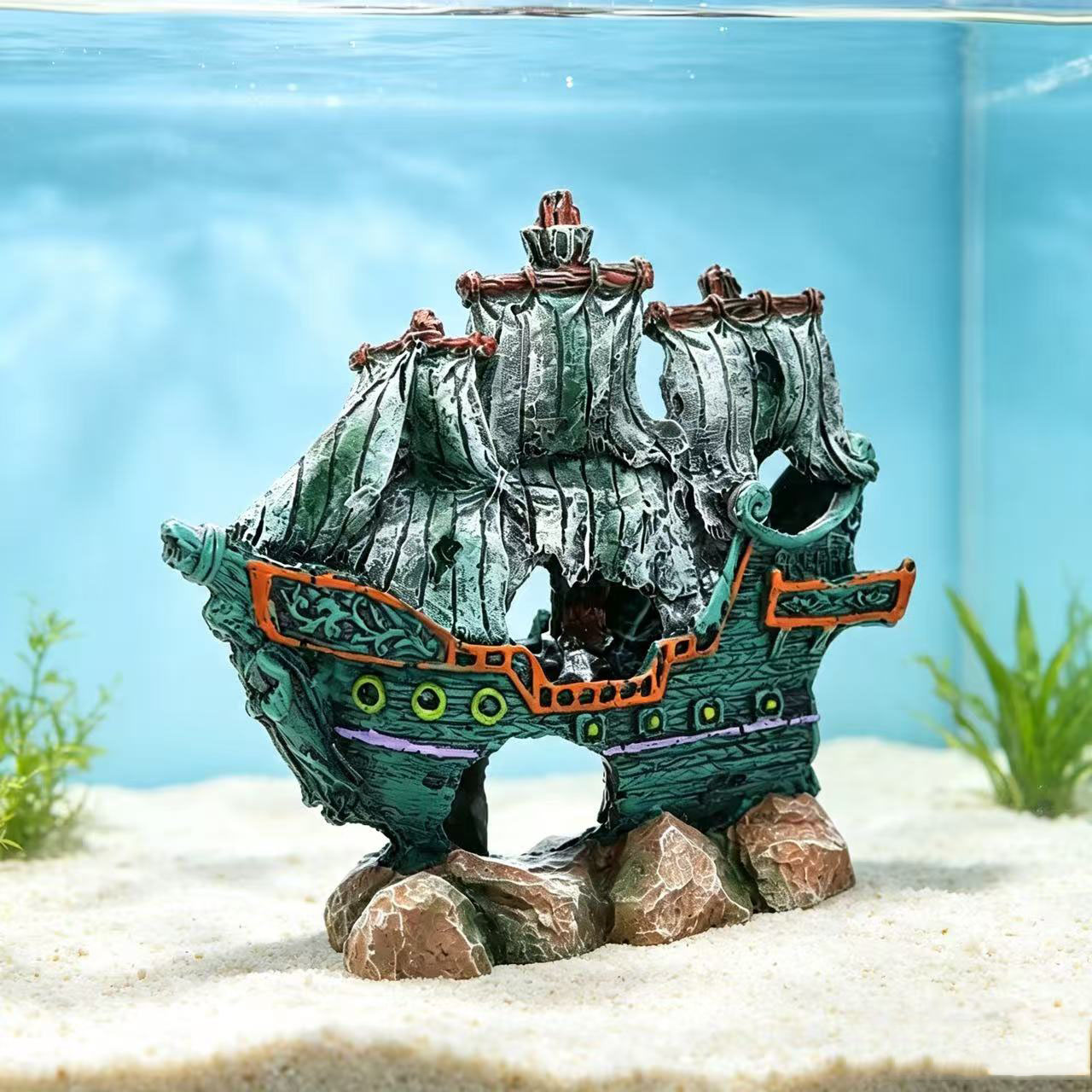 Aquarium Fish Tank Landscape S - огляд і ціна Aquarium Marina