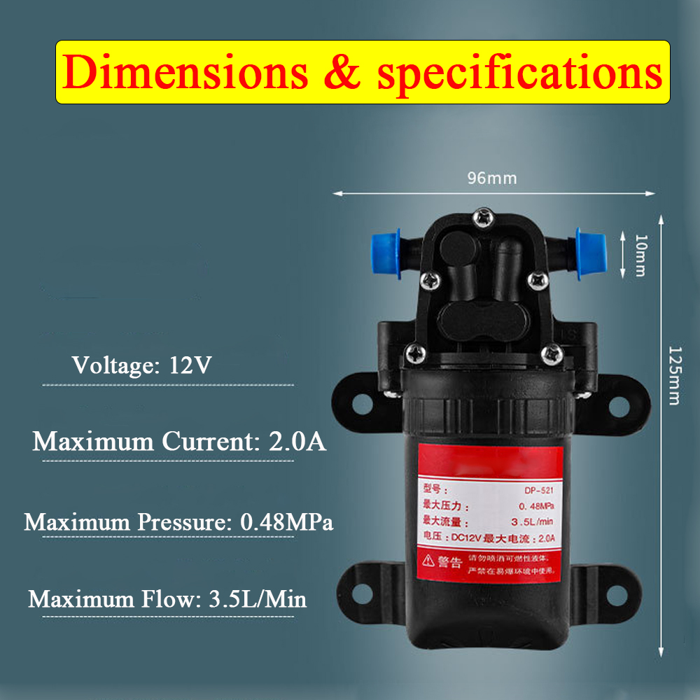 12v Agricultural Water Pump Po - огляд і ціна Aquarium Marina